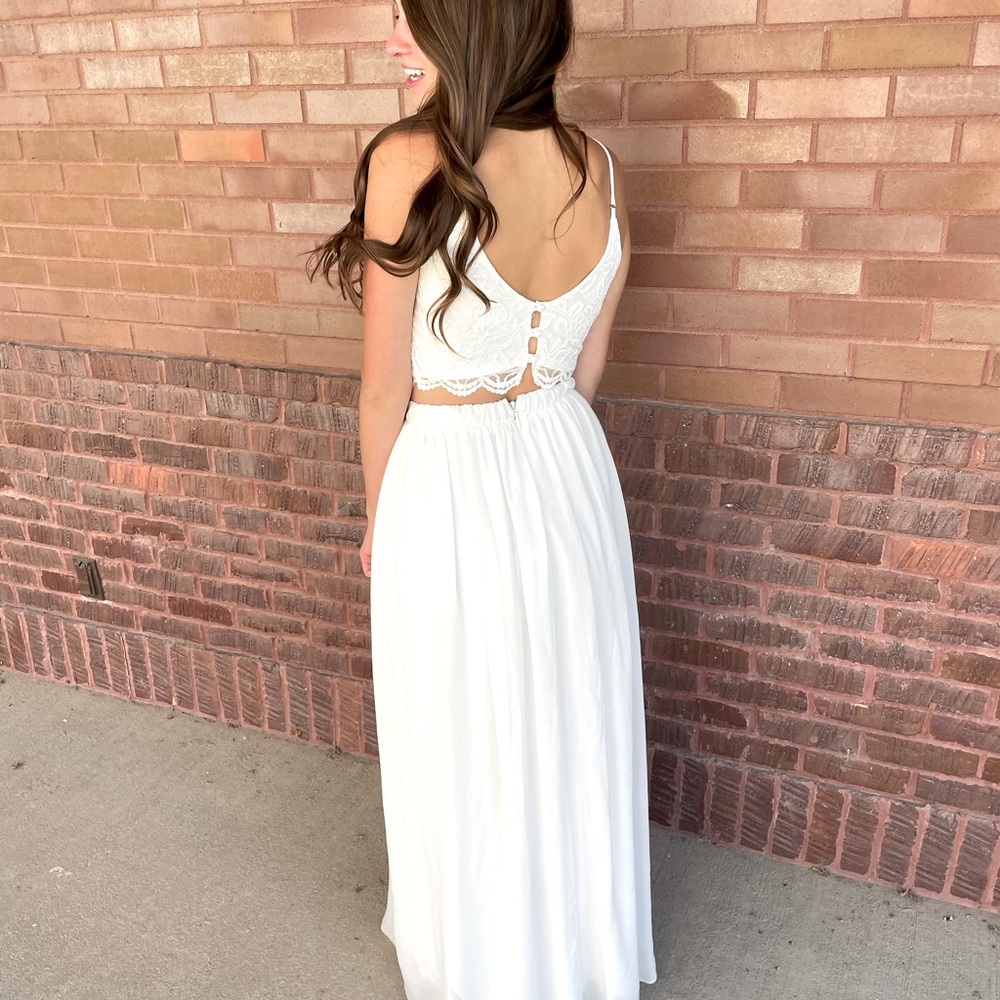 White dress from Lulus